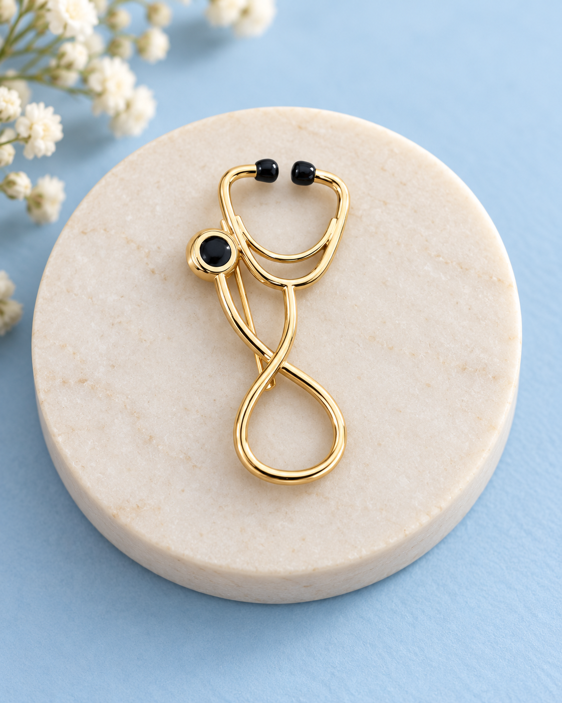 The Doctor’s Pride Brooch in Gold Tone