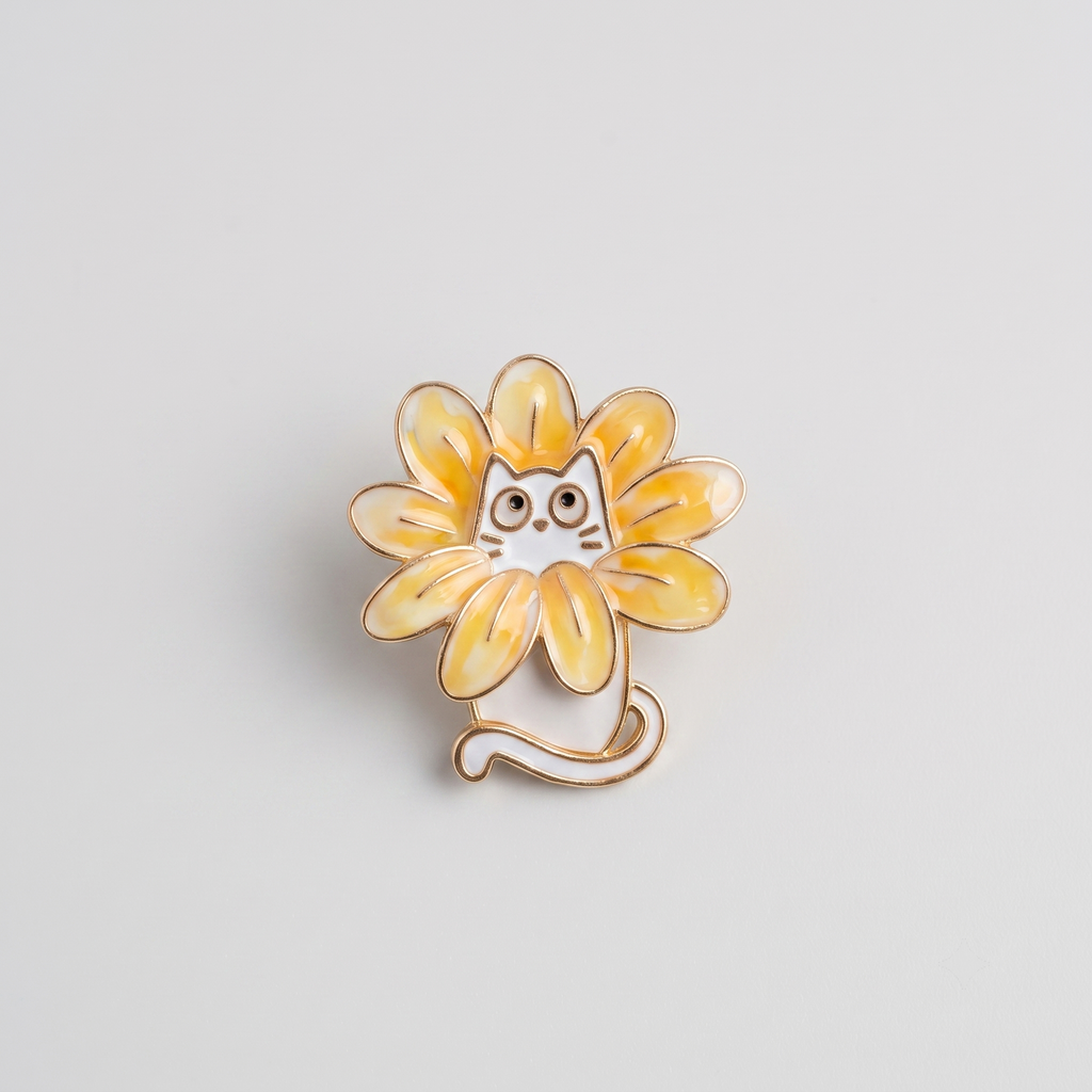 Purr Petal Brooch