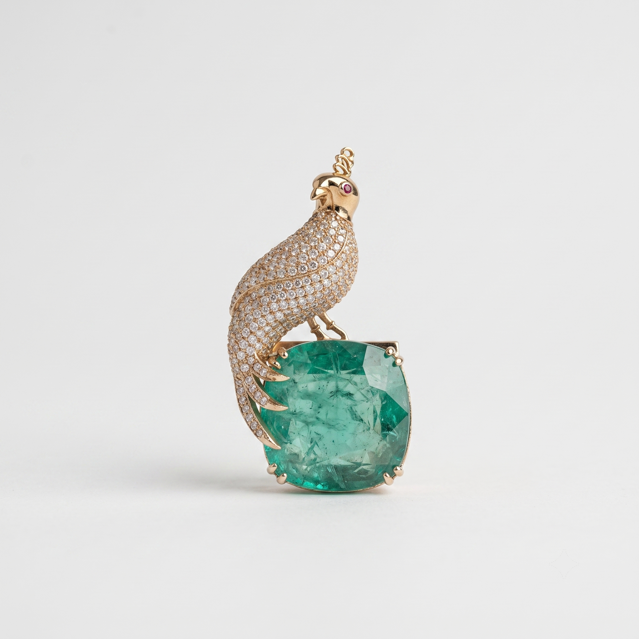 Jewel Perch Brooch