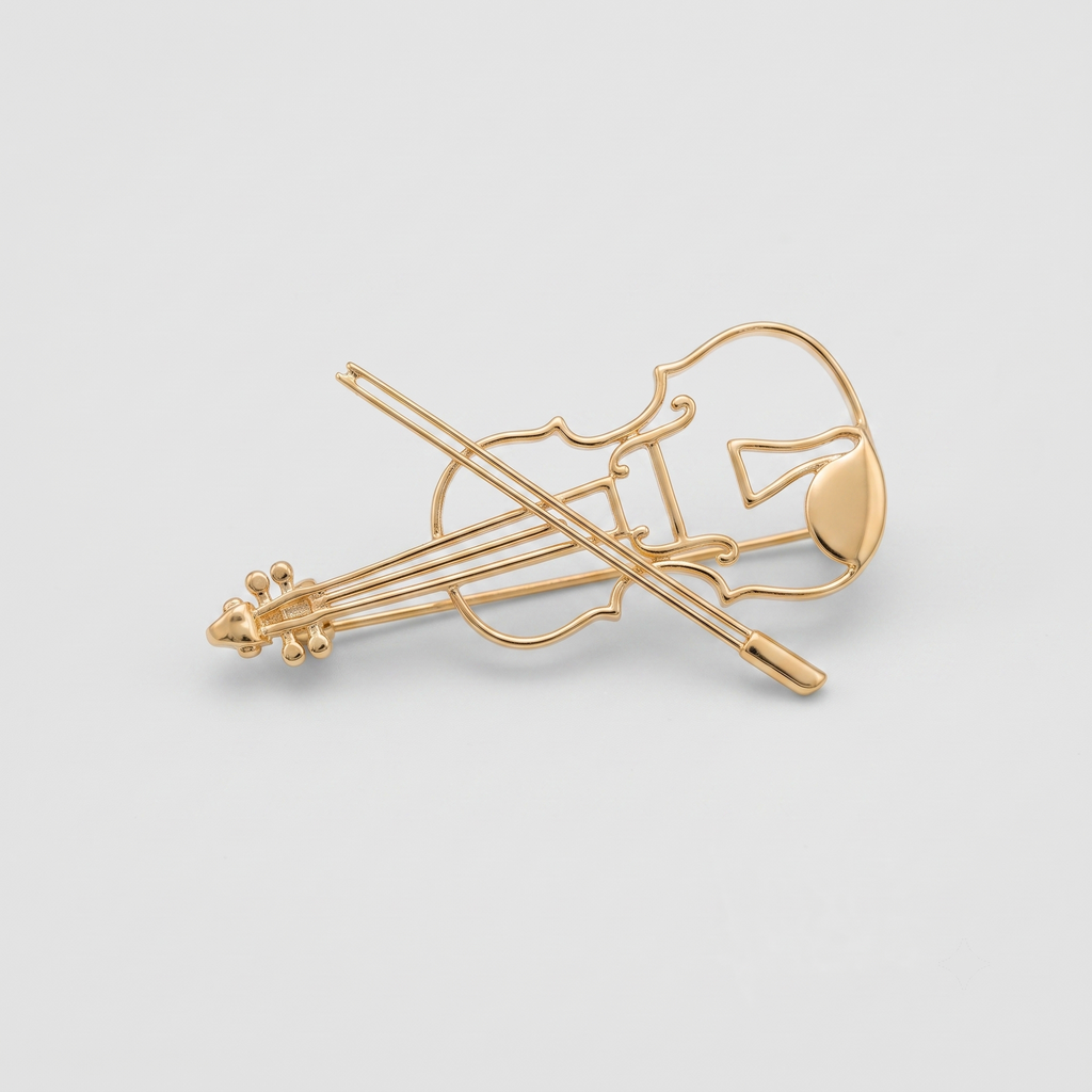 Melodia Violin Brooch