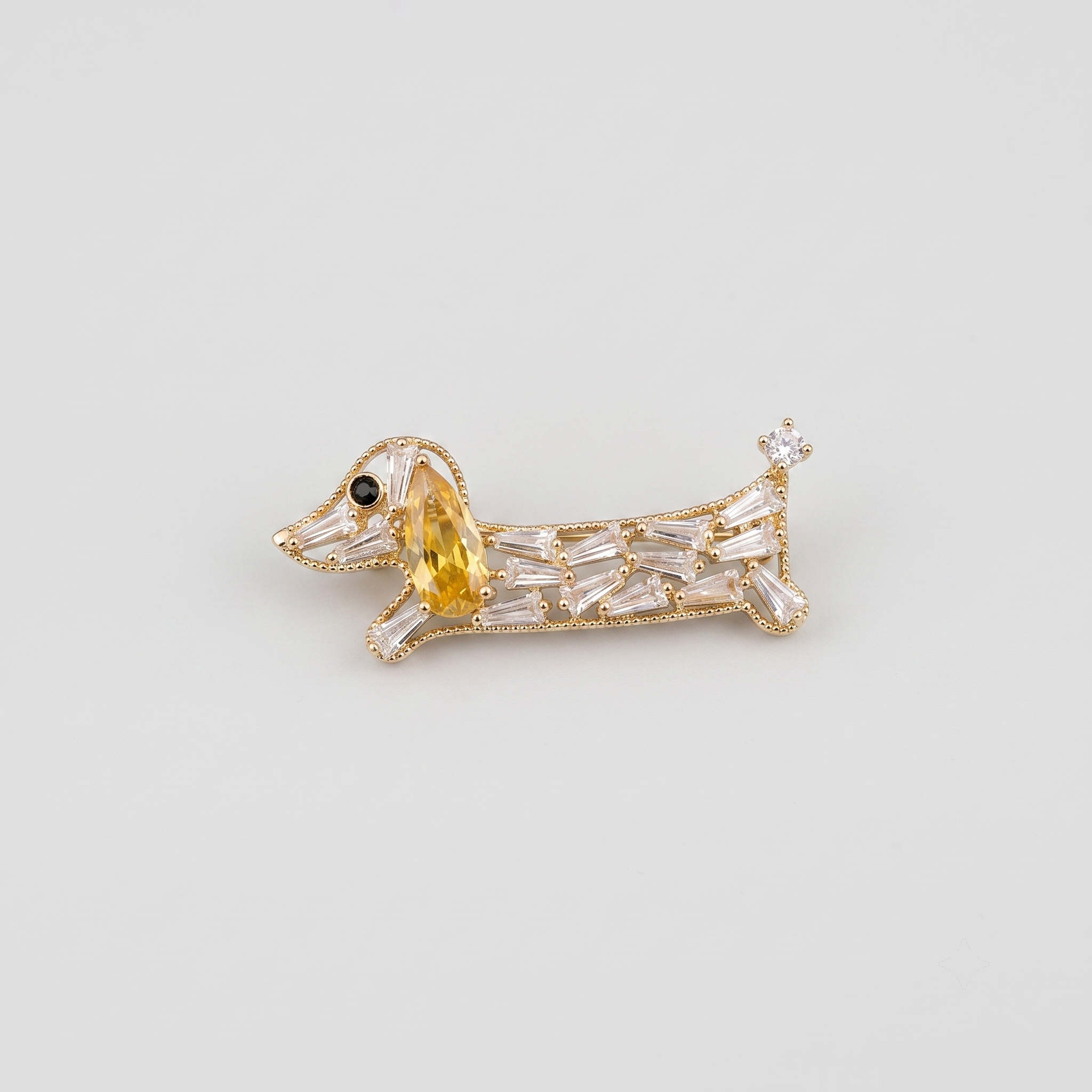 Doxie Spark Brooch