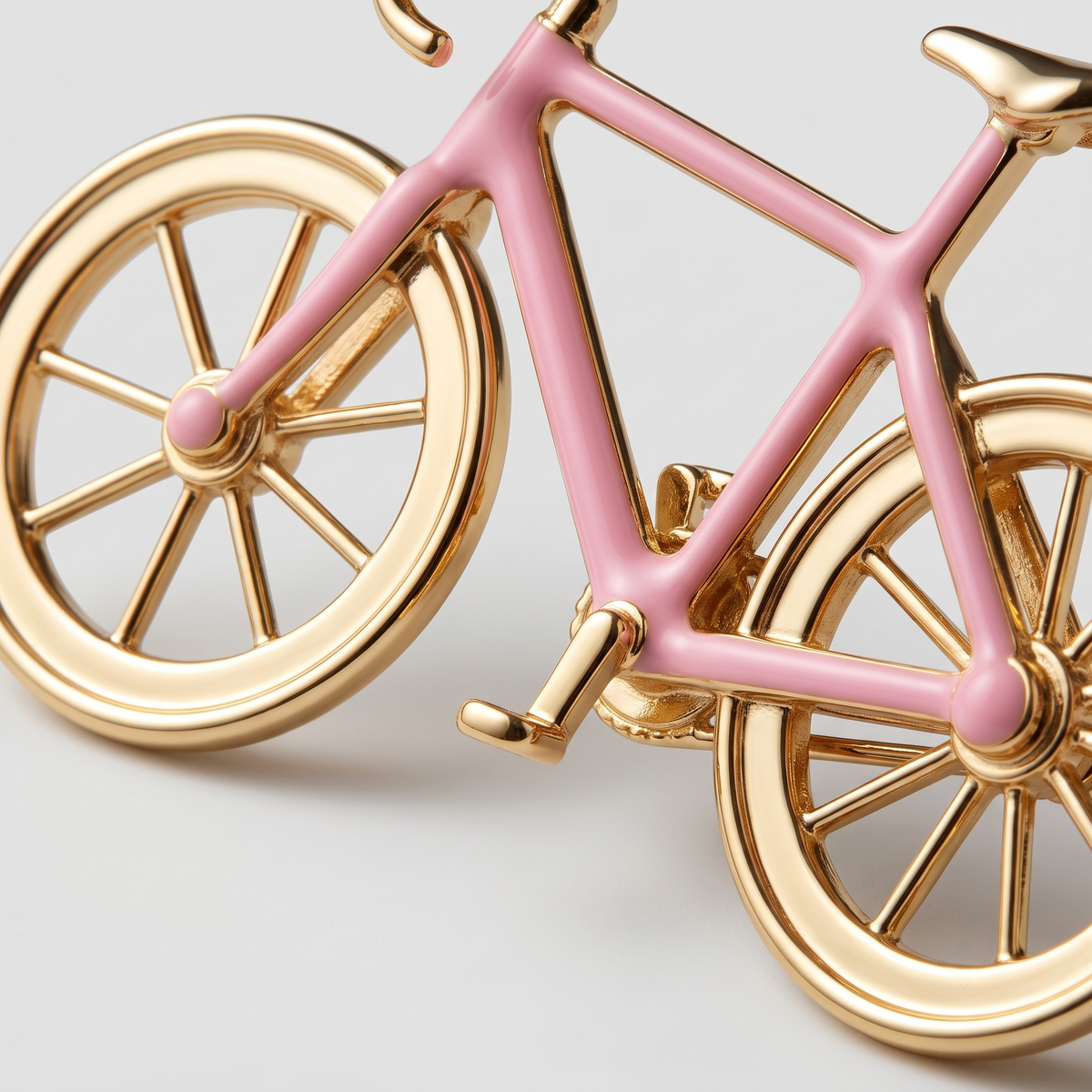 Pink Spin Brooch