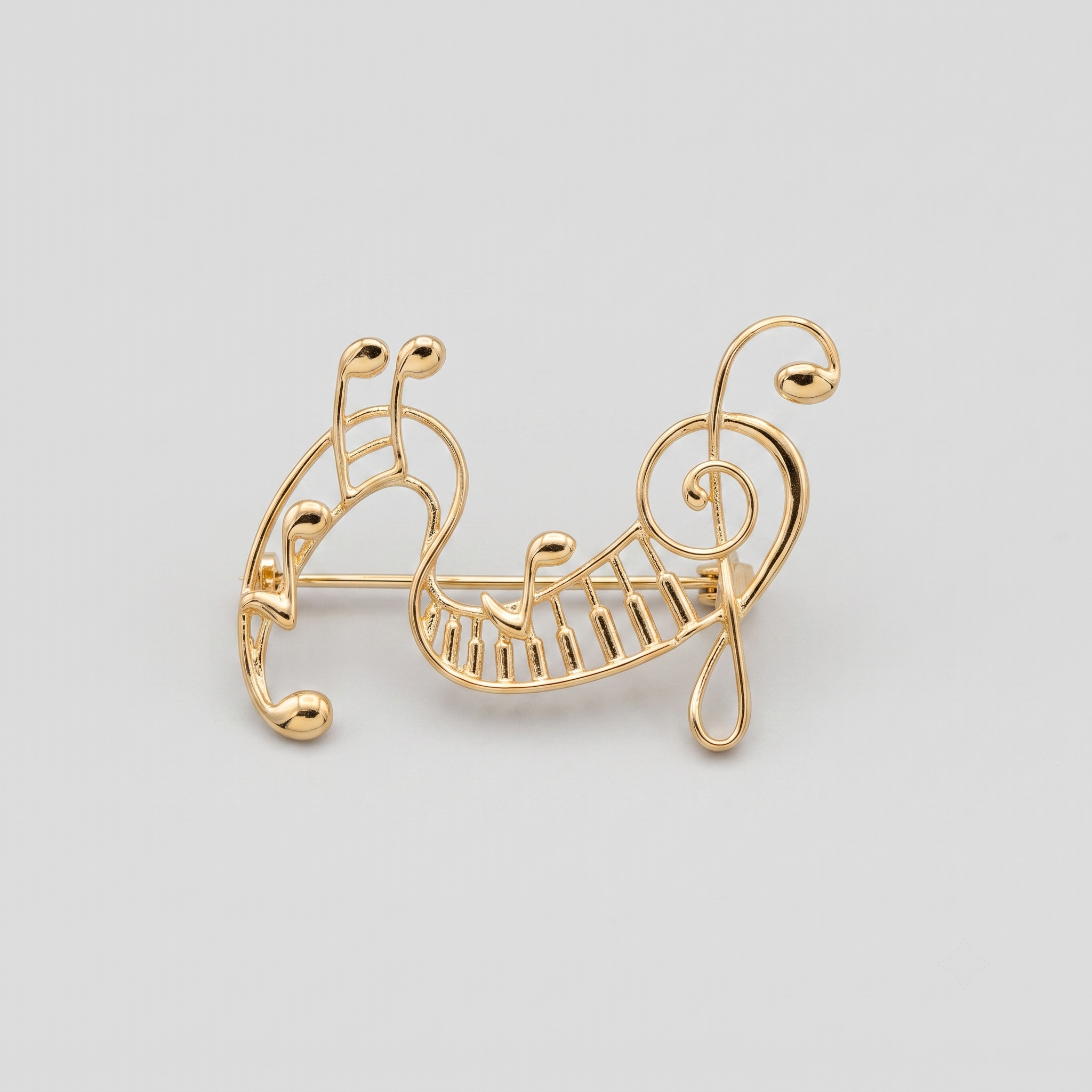 Melody Notes Brooch