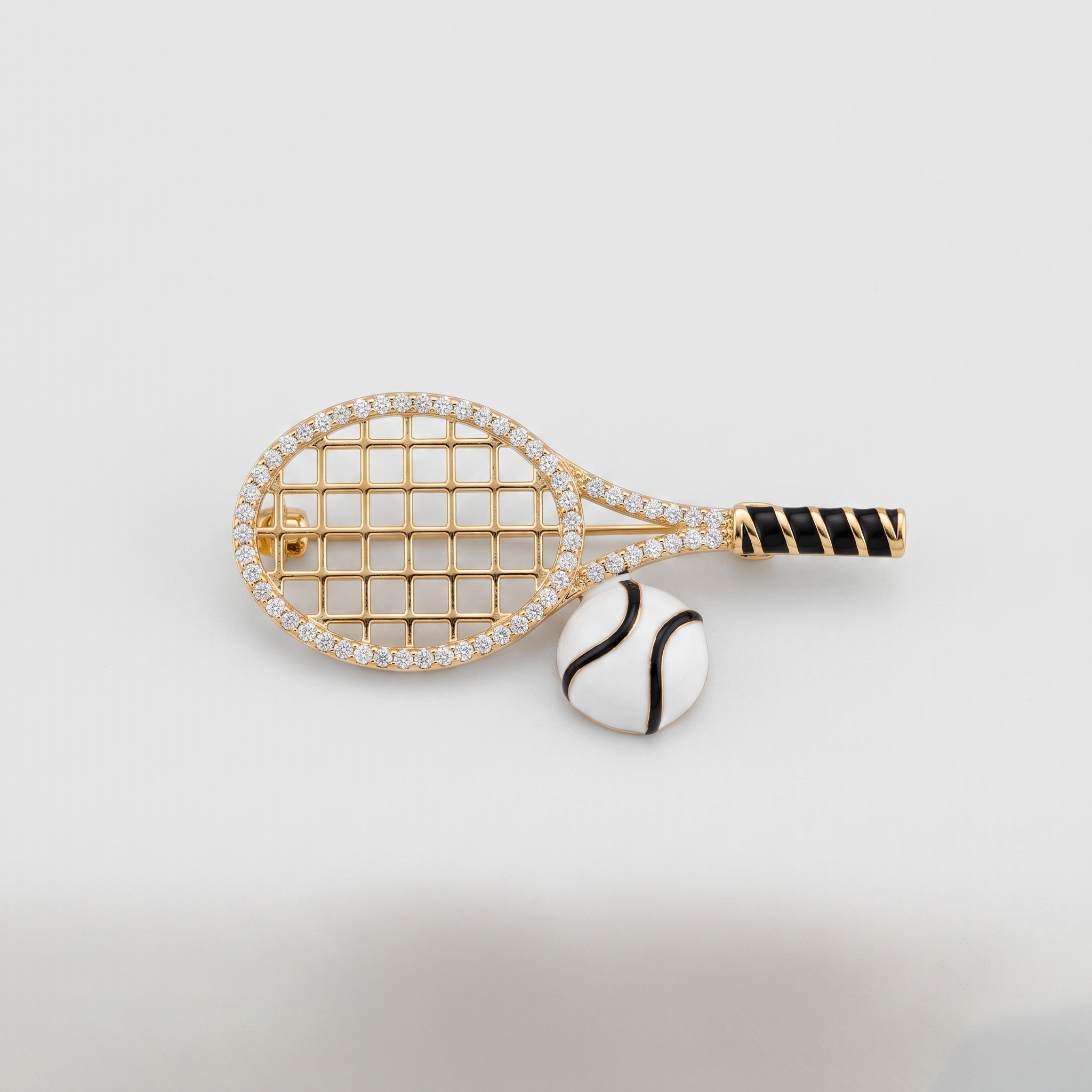 Tennis Twinkle Brooch