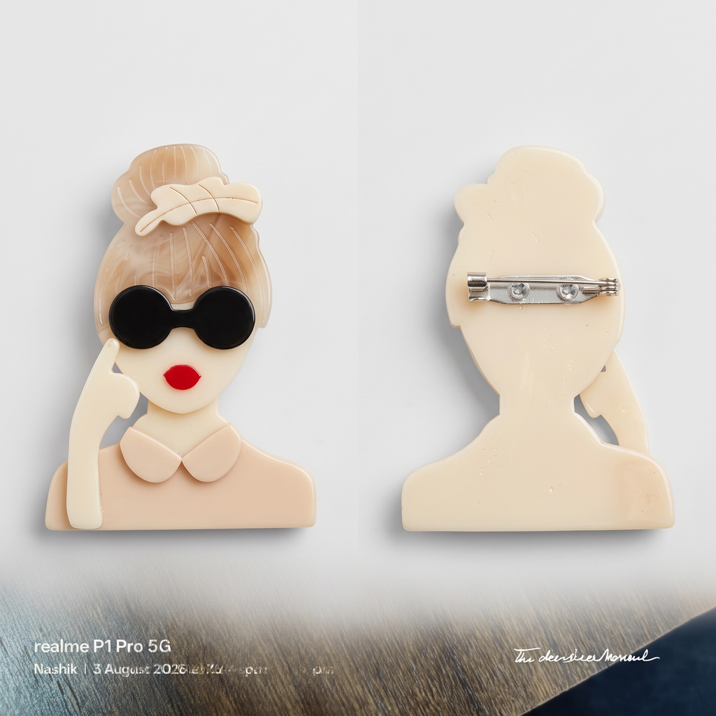 Retro Babe Brooch