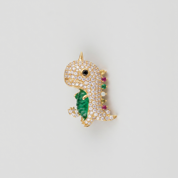 Dino Wink Brooch