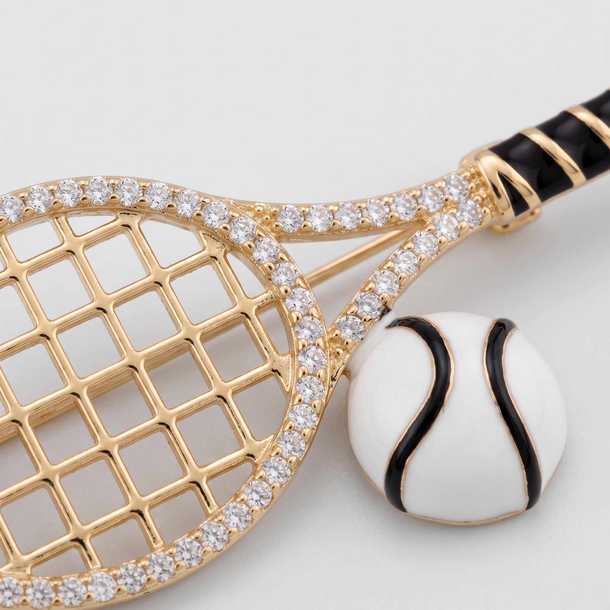 Tennis Twinkle Brooch