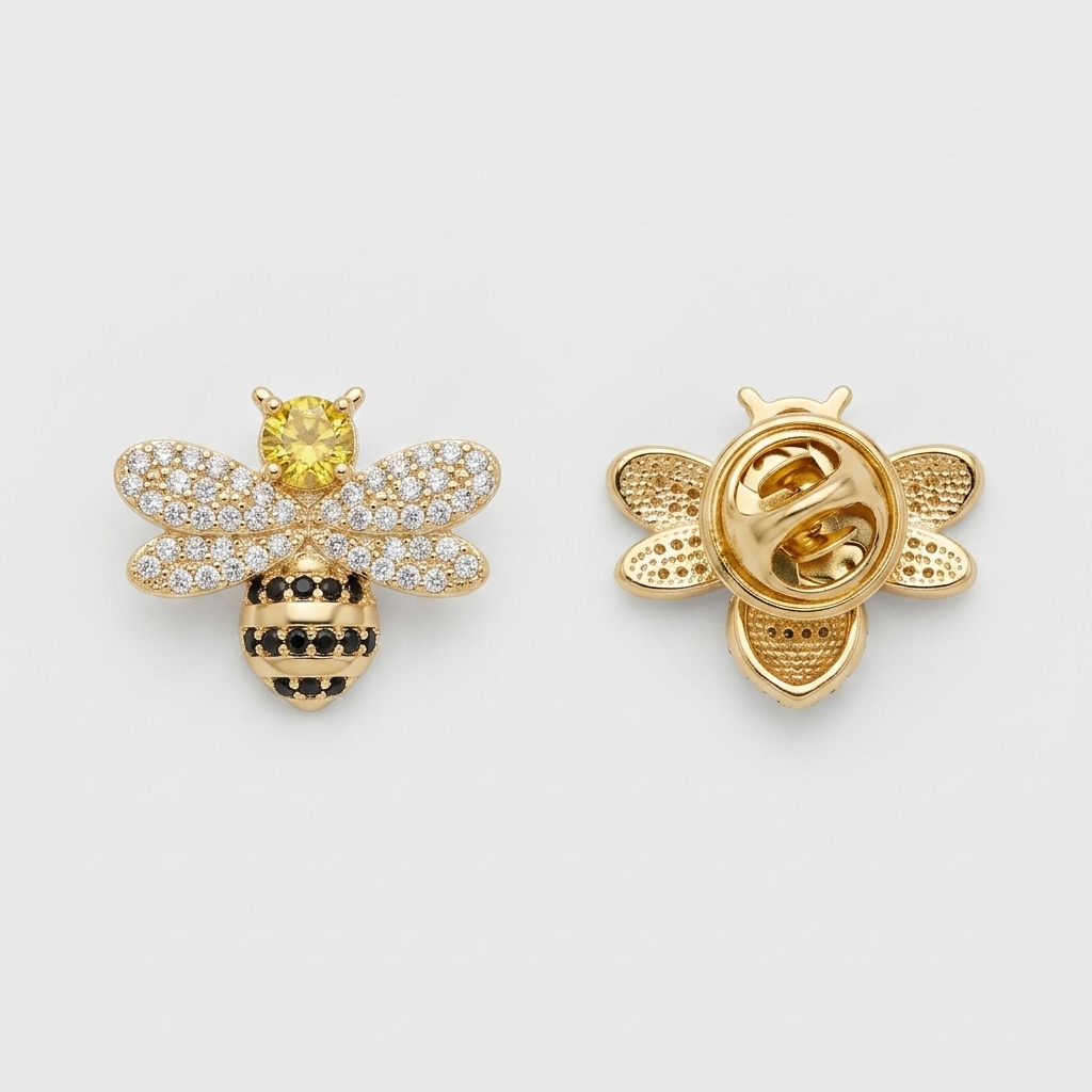 Honey Gem Brooch