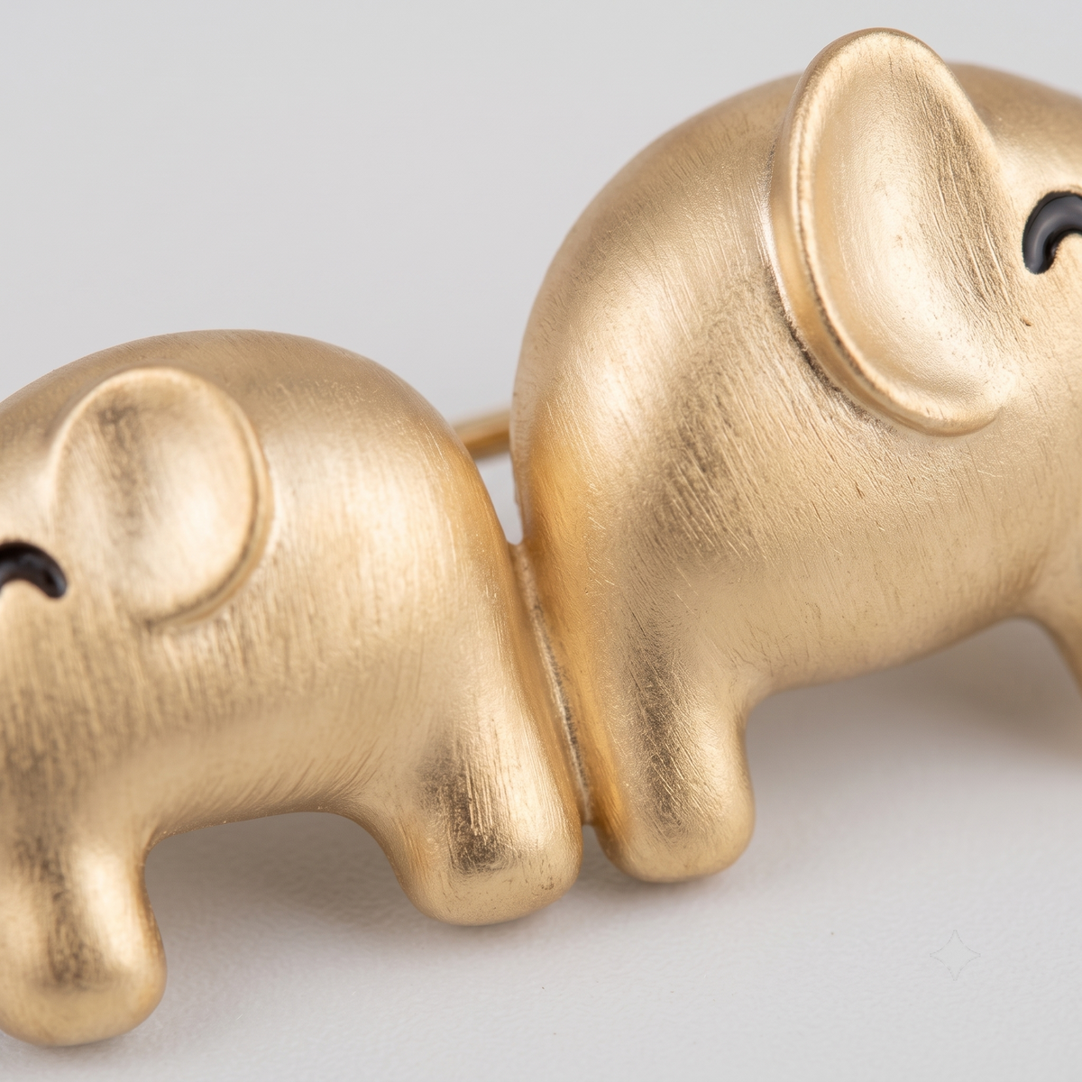 Golden Duo Brooch