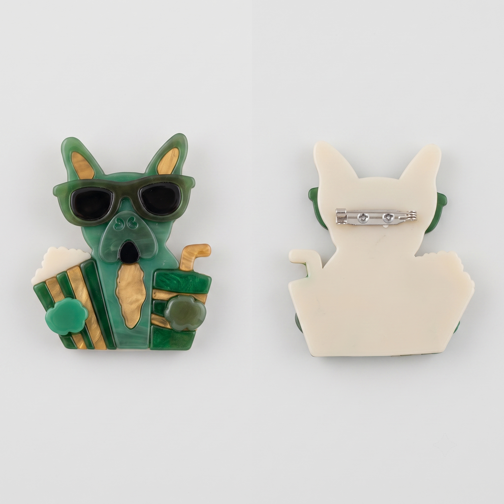 Snack & Shades Brooch