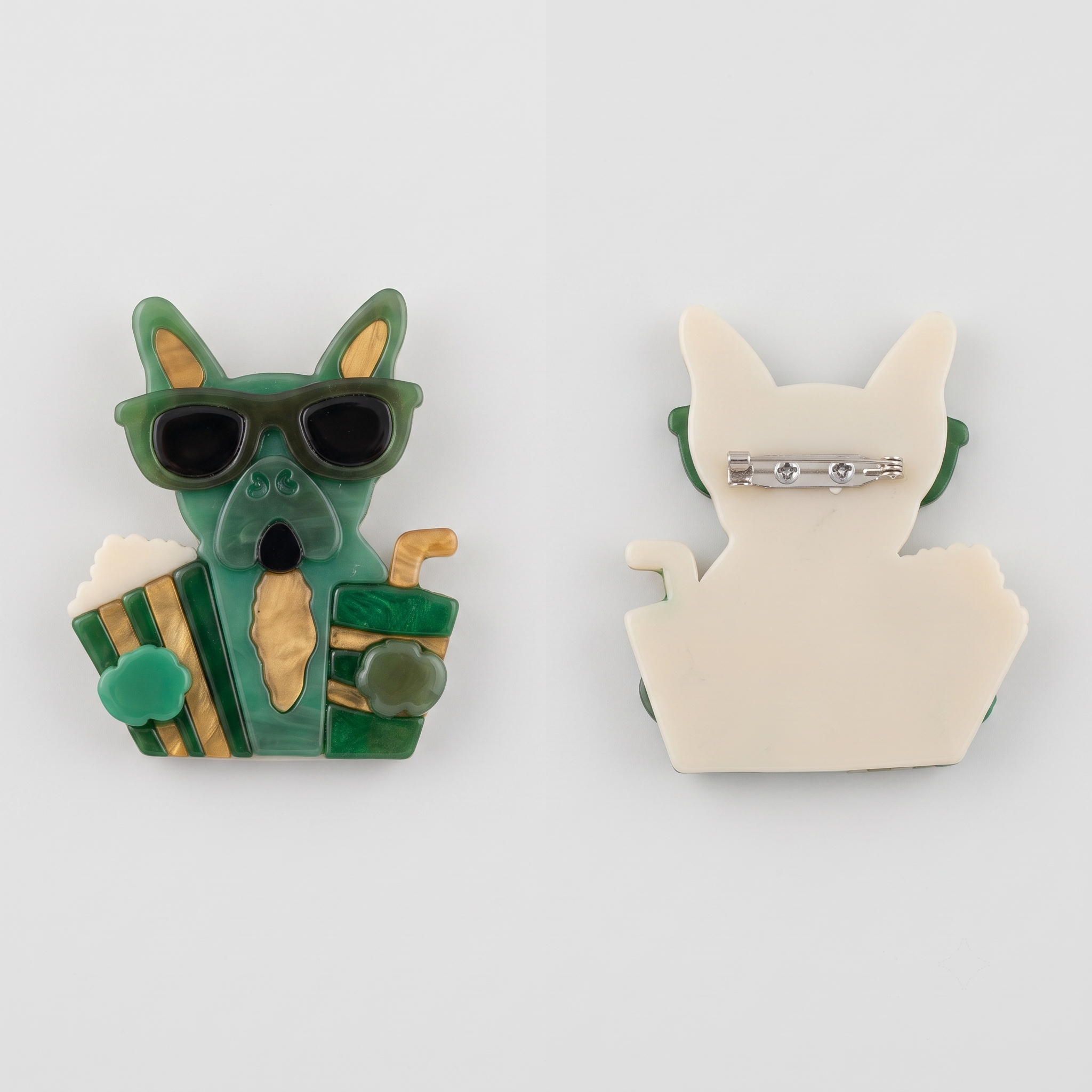 Snack & Shades Brooch