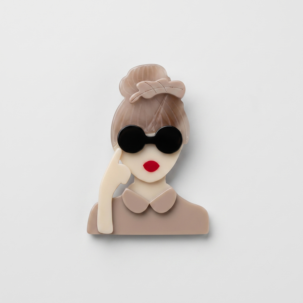 Retro Babe Brooch