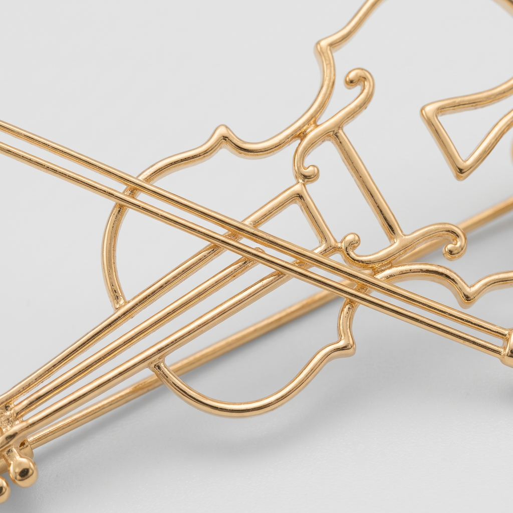 Melodia Violin Brooch