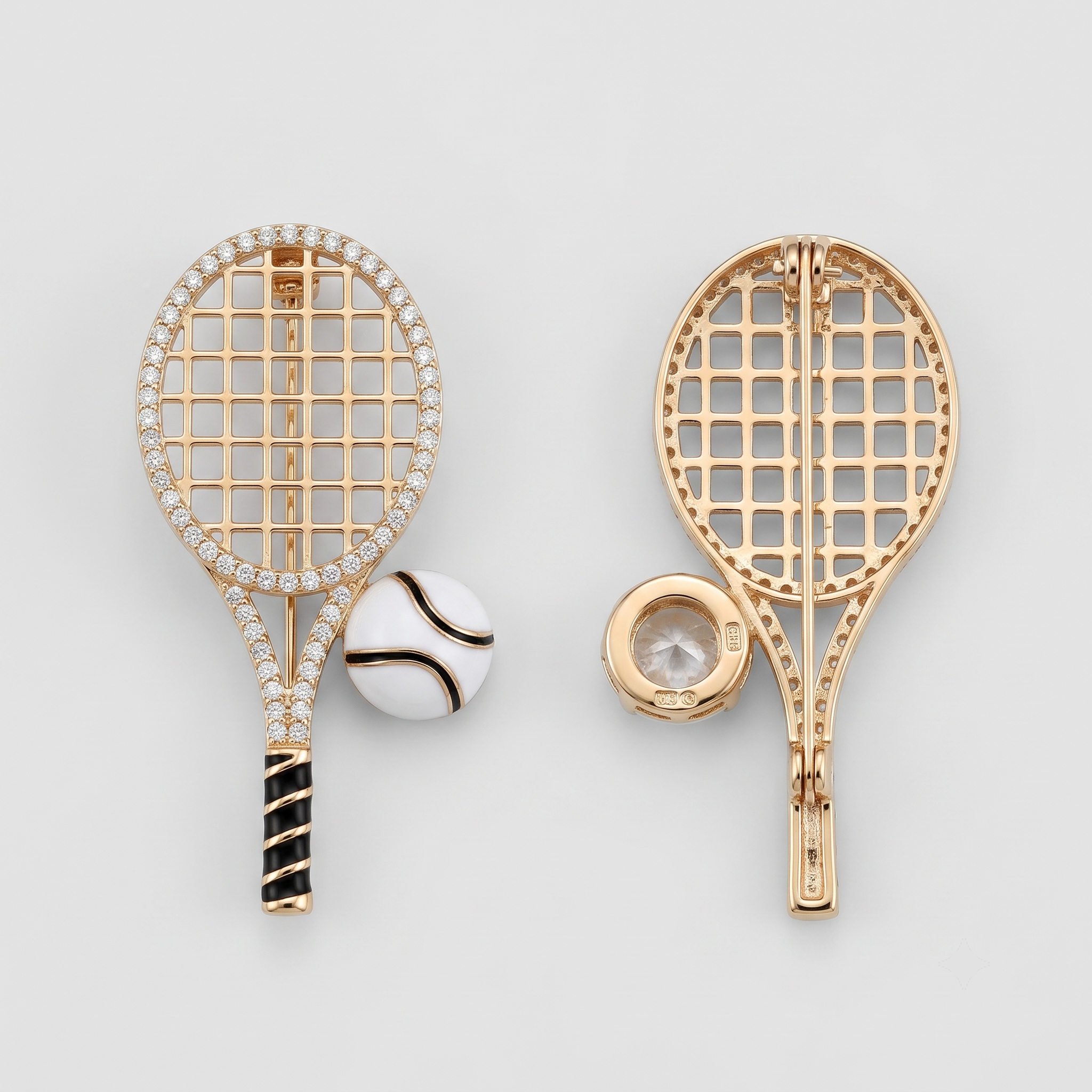 Tennis Twinkle Brooch