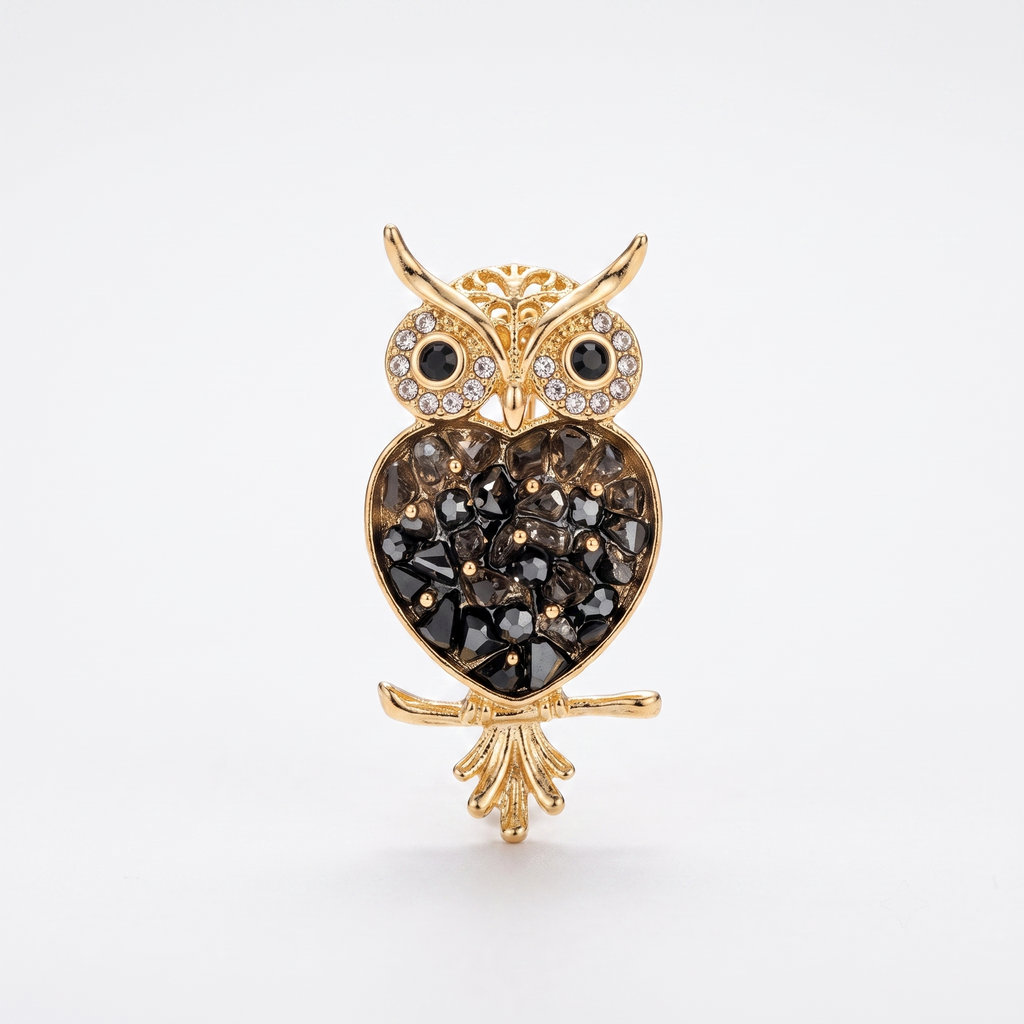 Hootelle Owl Brooch